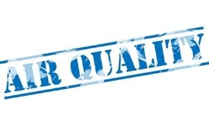 Air quality text graphic emphasizing the importance of maintaining indoor air quality for HVAC efficiency and health.