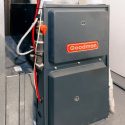 Goodman furnace unit installed, showcasing HVAC equipment relevant to heater repair services in Melbourne, FL.